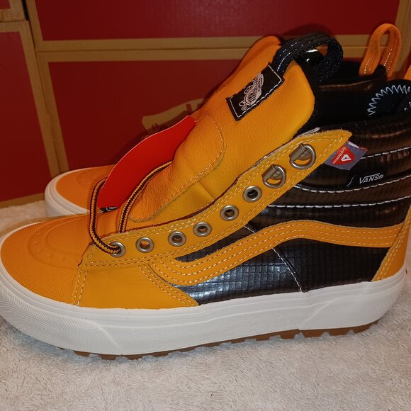 Vans Men’s 4/Women's 5.5 Sk8-Hi MTE 2.0 DX Apricot/Black VN0A5HZYB9M - Picture 9 of 12